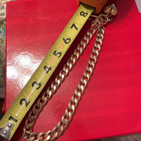 Y2K JUICY COUTURE STARTER NECKLACE AND EARRINGS CHUNKY CHOKER HEAVYWEIGHT - Picture 4 of 16